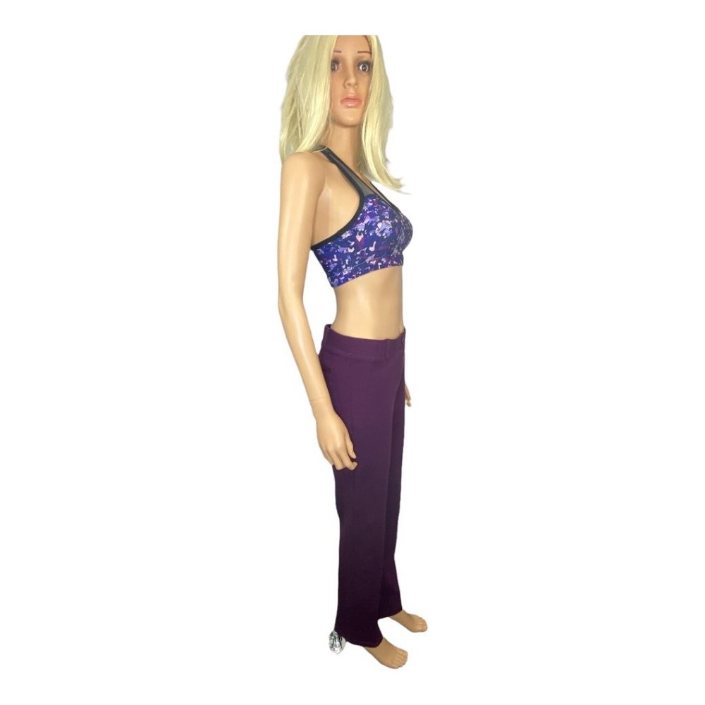 Fabletics Reflective Glow Getter Sports Bra purple *no size tag - Picture 10 of 16